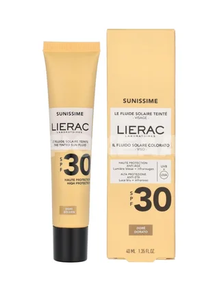 Lierac Sunissime The Tinted Velvety Sun Fluid SPF30 40ml - Golden 1