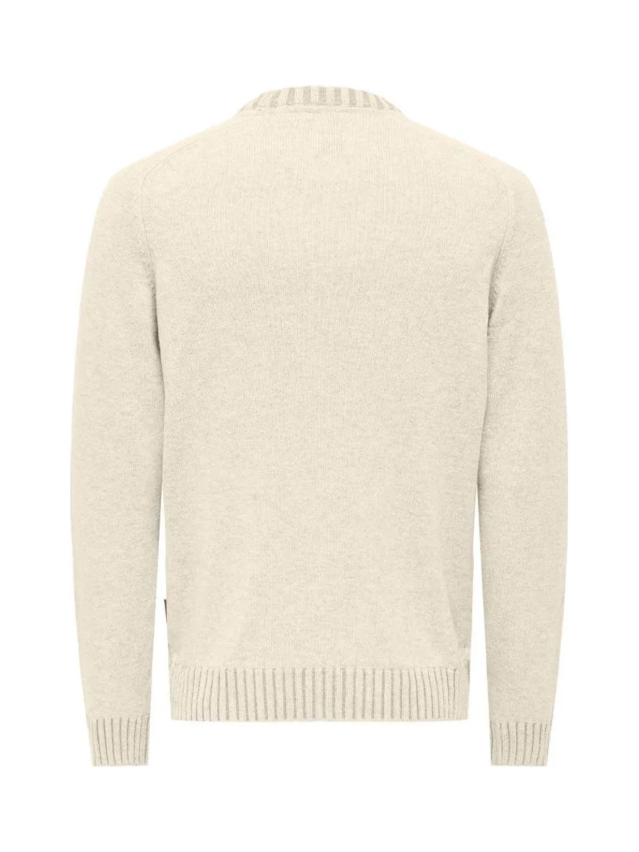 Pull Blanc Homme Only & Sons Seddy 3