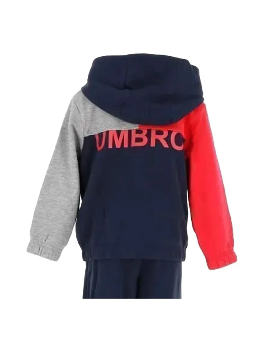 Sweat Zippé Marine/Rouge/Gris Garçon Umbro Gam Net 3