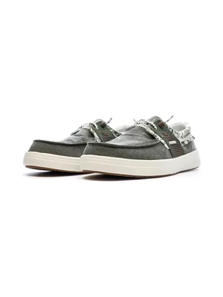 Chaussures Bateau Vertes Homme TBS Geo 6
