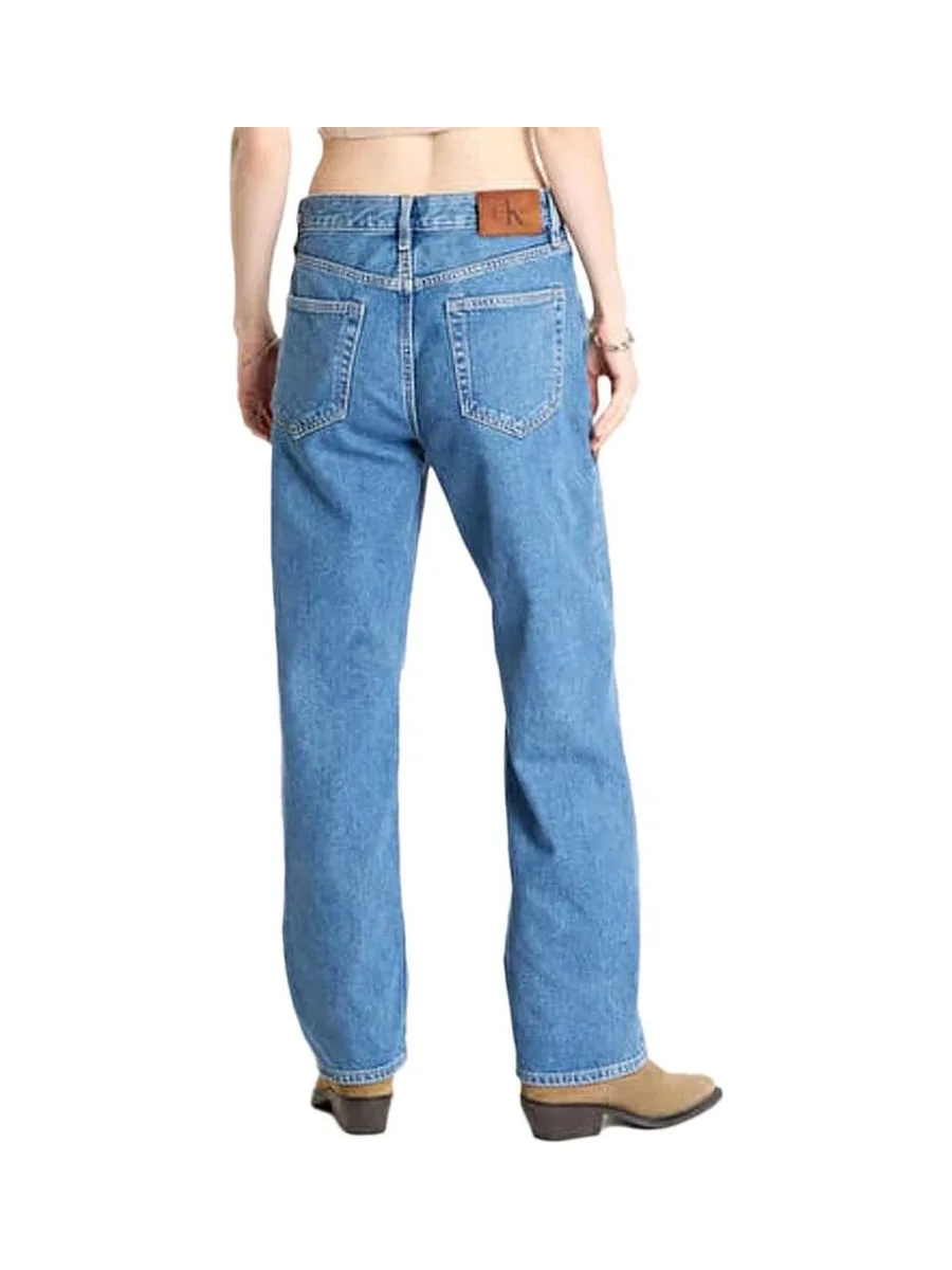 Jean Straight Bleu Femme Calvin Klein Jeans LV047E609G 3