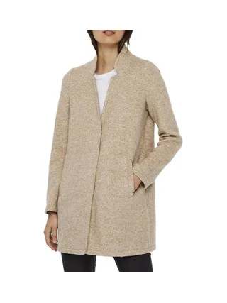 Manteau Beige Femme Vero Moda Brushedkatrine 1