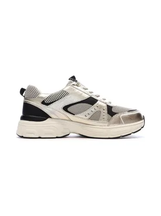 Baskets Doré Femme Marco Tozzi Gold 2