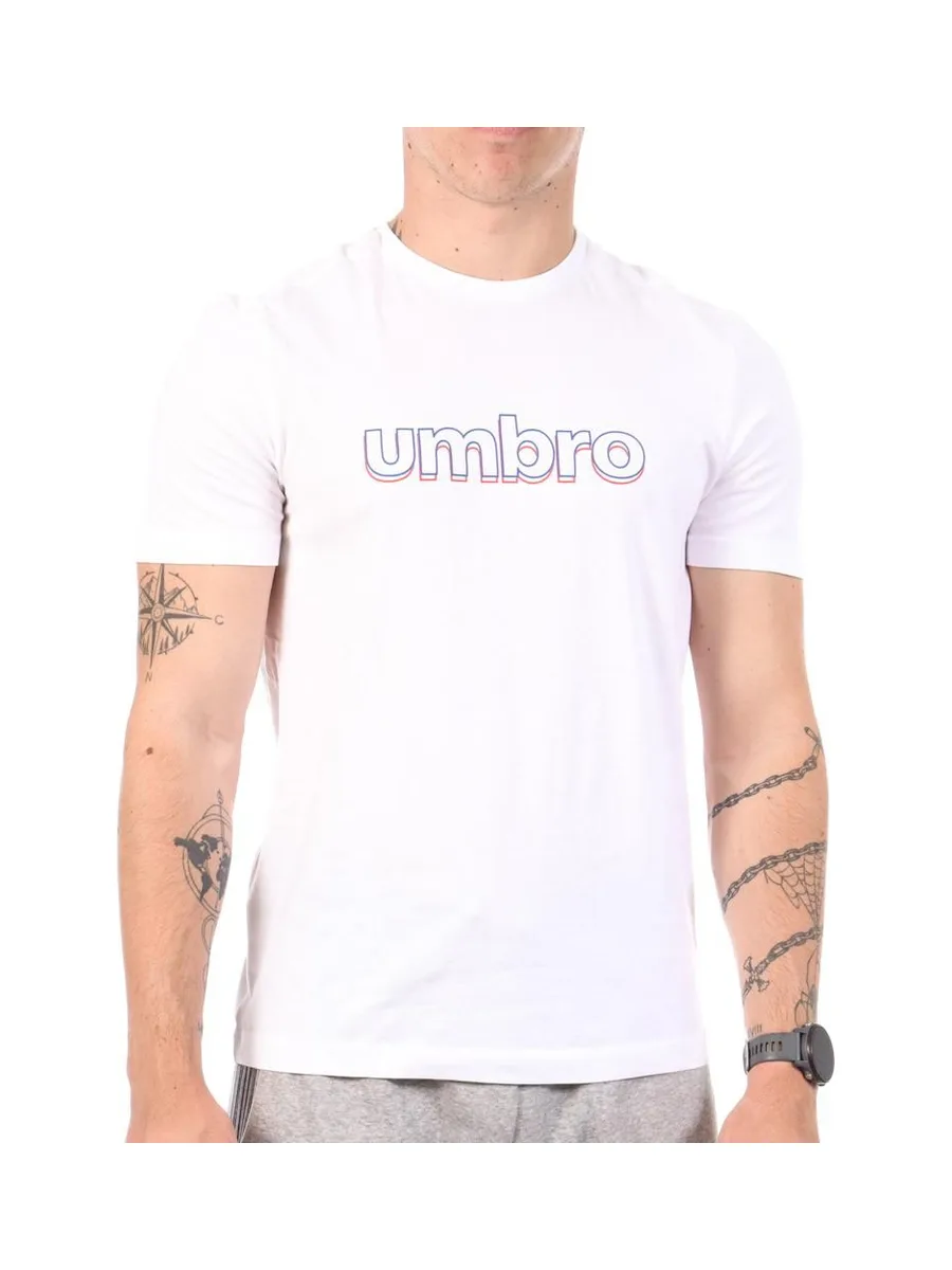 T-shirt Blanc Homme Umbro Outl Net 2