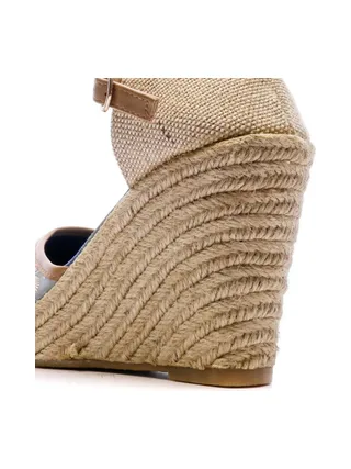 Sandales Compensées Bleu/Fleurs Femme Beppi 7