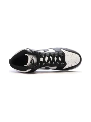 Baskets Blanches/Noires Homme Nike Dunk Hi 4