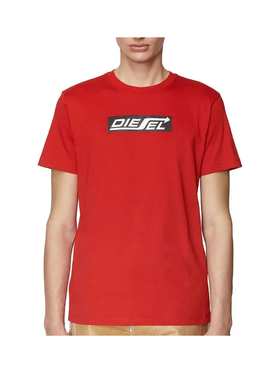 T-shirt Rouge Homme Diesel T-Just 2
