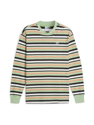Pull Noir/Vert/Orange Homme Puma Downtown 1