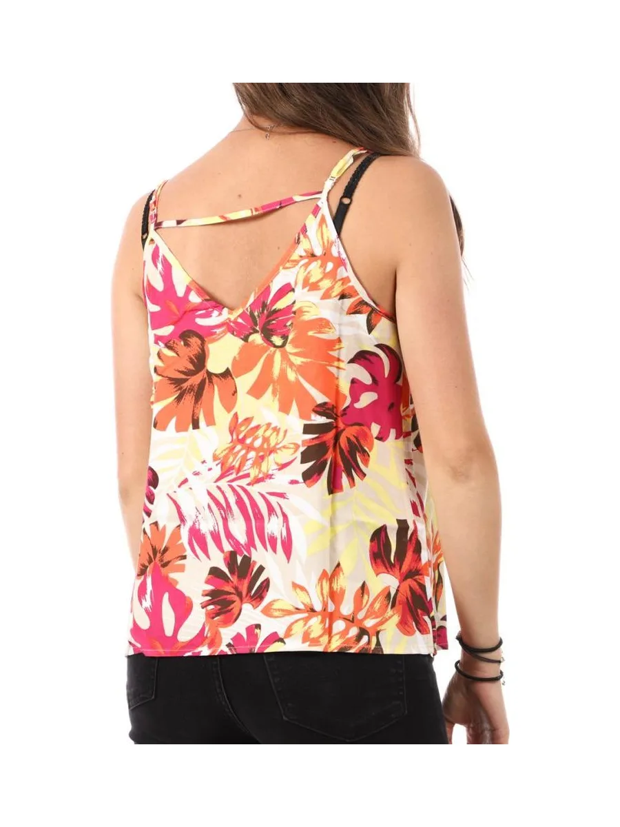Top Beige/Orange Femme Only Nova Life Paris 2