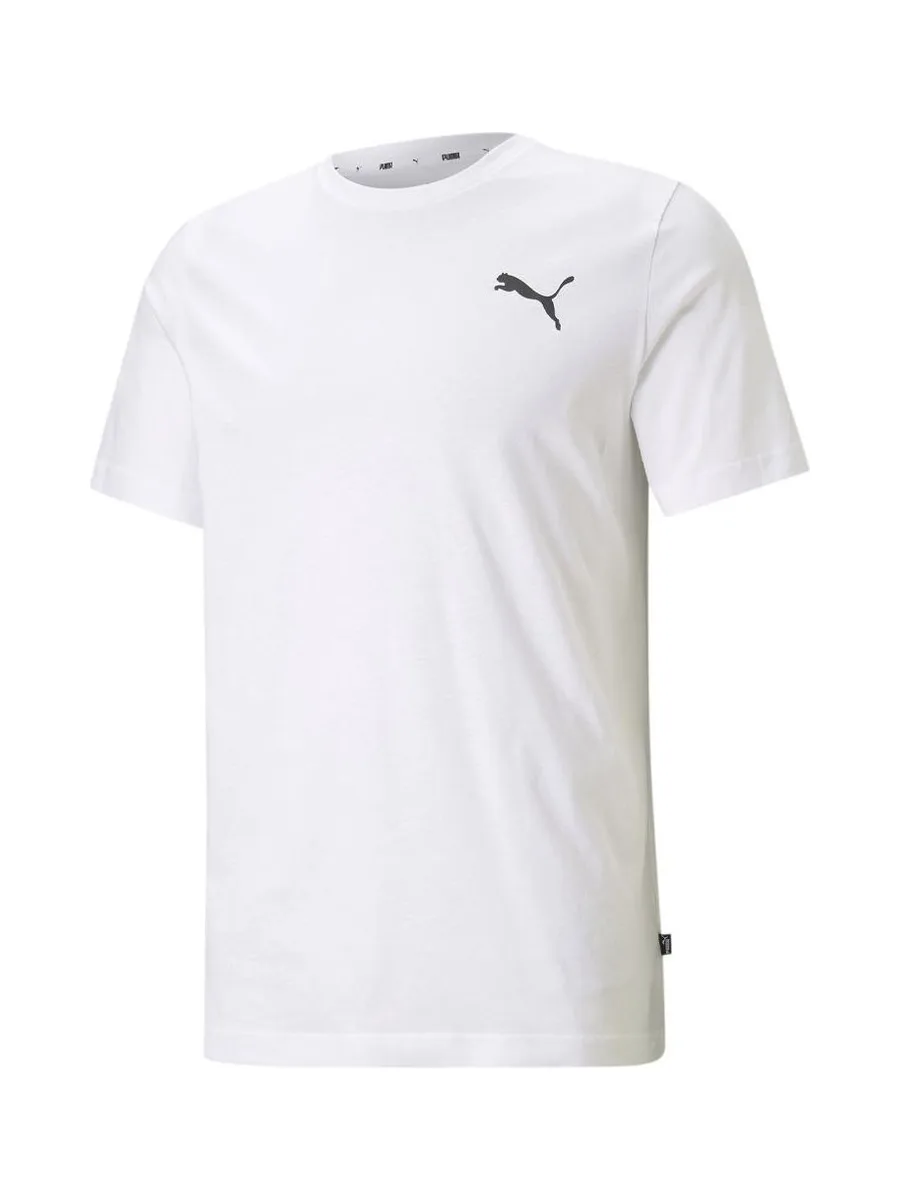 T-shirt Blanc Homme Puma Small 2