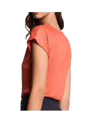 T-shirt Orange Femme Morgan Fantaisie 241 DAGA 2