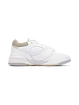 Baskets Blanc/Camel Femme Lacoste Lineshot 2