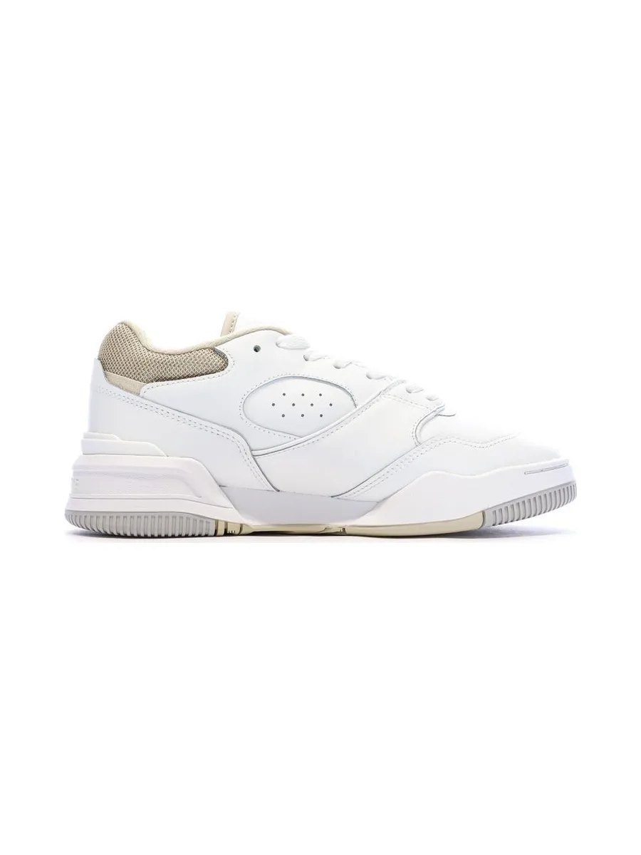 Baskets Blanc/Camel Femme Lacoste Lineshot 2