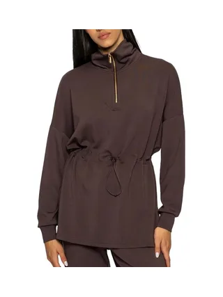 Sweat Marron Foncé Femme Soul Studio Hz 1