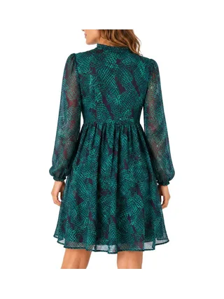 Robe Verte Femme Freeman Porter Rayane Checkers 2