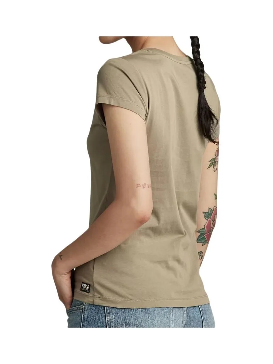 T-shirt Kaki Femme G-Star Raw Eyben 3