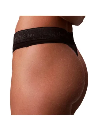 String Noir Femme Calvin Klein Jeans Thonge 2