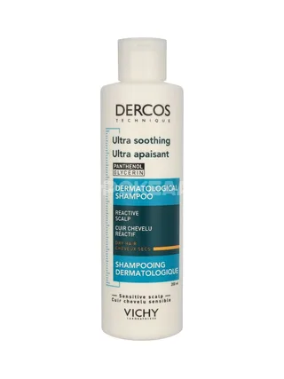 Vichy Dercos Ultra Soothing Shampoo 200ml - Dry Hair 2