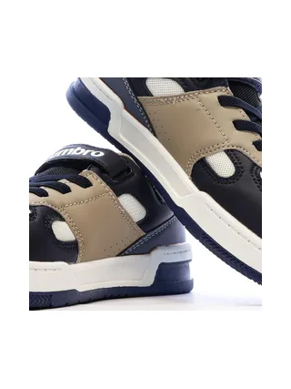 Baskets Blanches/Marine/Noires Garçon Umbro Travys 7