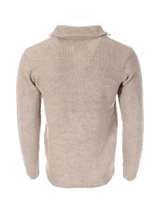 Pull 1/4 Zip Beige Homme RMS26 Camioneur 2