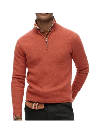 Pull Orange Homme Superdry Essential 1