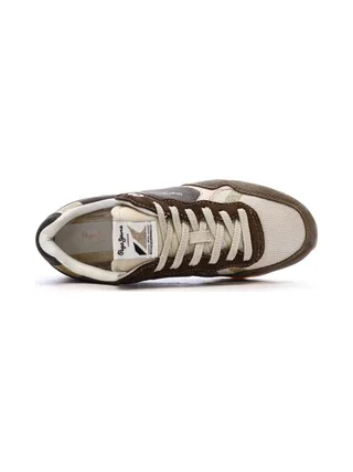 Baskets Marrons Femme Pepe jeans Brit Mixt 4