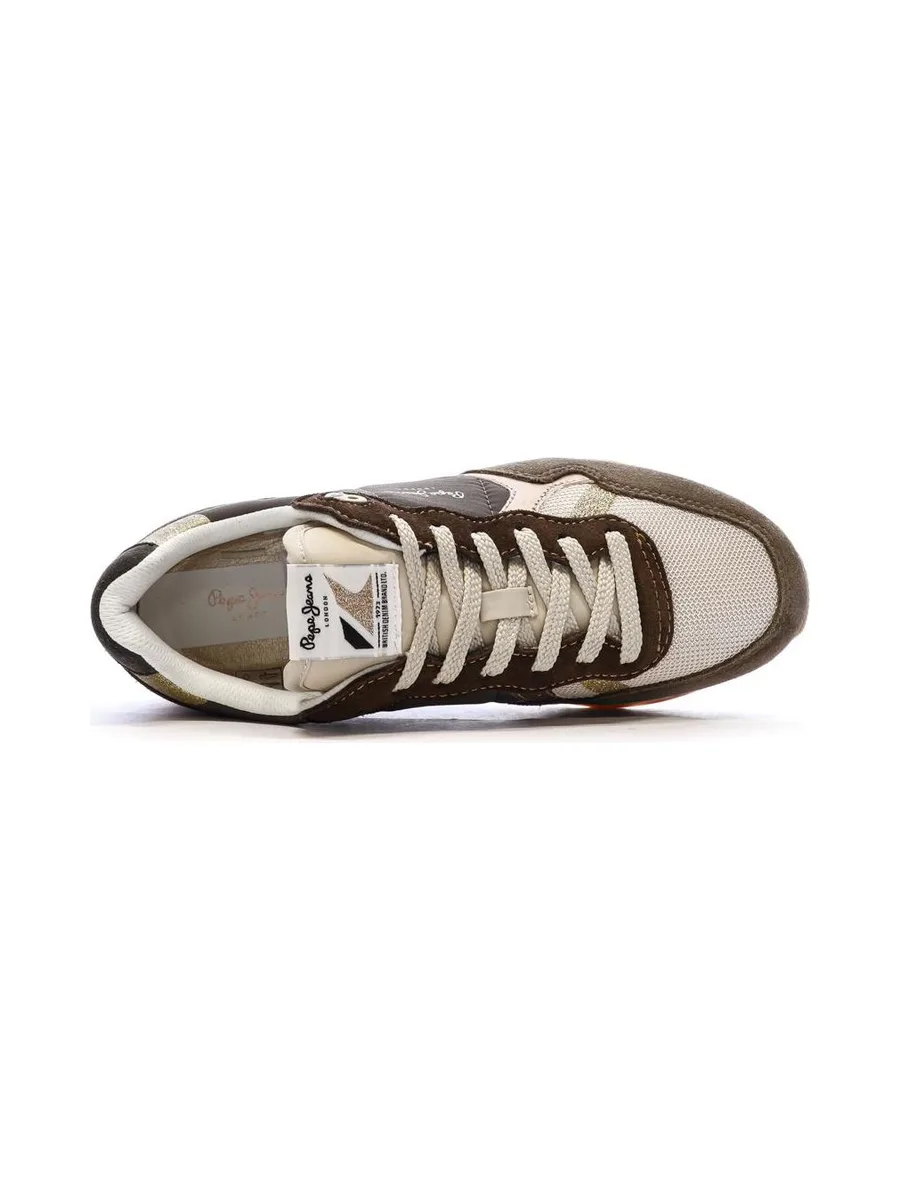 Baskets Marrons Femme Pepe jeans Brit Mixt 5