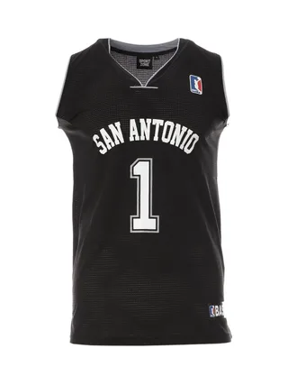 San Antonio Maillot de basketball Noir Homme Sport Zone 1