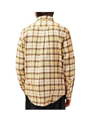 Chemise à Carreaux Beige Homme Timberland Flannel Check 2
