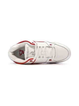 Baskets Blanches/Rouges Homme Le Coq Sportif Nineties 4