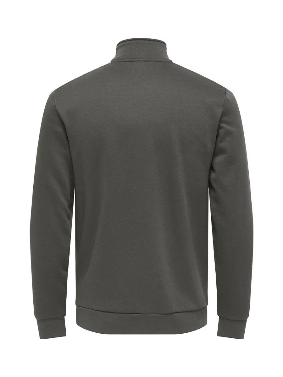 Sweat Gris Foncé Homme Only & Sons Chases 3