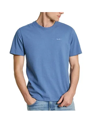 T-shirt Bleu Moyen Homme Pepe jeans Connor 1