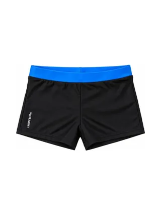 Boxer de bain Noir/Bleu Homme Lhoste Barracuda 1