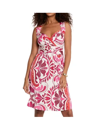 Robe Rose à fleurs Morgan RANNIE 1