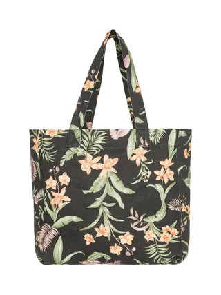 Tote Bag Noir à Fleurs Femme Roxy Anti Bad Vibes 2