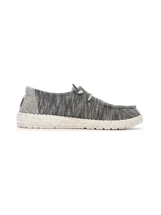 Chaussures Grises Chiné Femme Hey Dude Wendy Sox 2