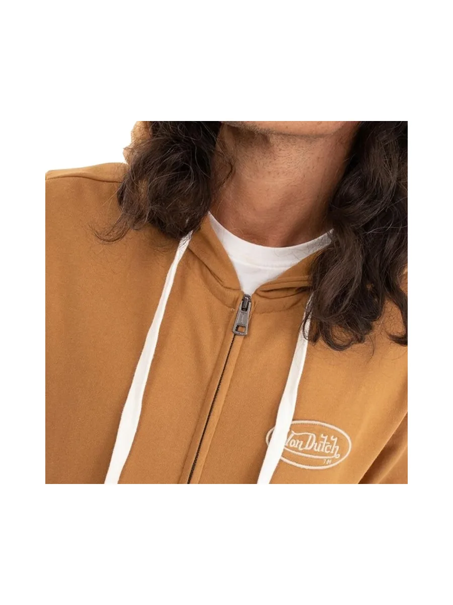 Sweat Zippé Jaune Homme Von Dutch Camp MOT 3