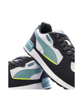 Baskets Noires/Blanches/Turquoises Garçon Puma Graviton 7