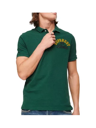 Polo Vert Homme Superdry Vintage Superstate 1