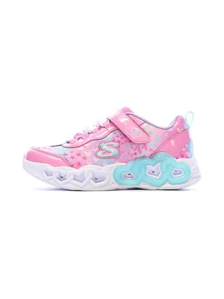 Baskets Roses/Mauves Fille Skechers Infinite Heart 1