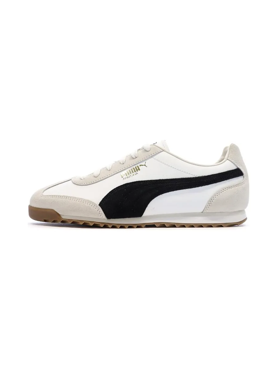 Baskets Blanches/Beiges/Noires Homme Puma Arizona Retro 2