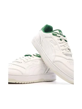 Baskets Blanches/Vertes Homme Puma Doublecourt03 7