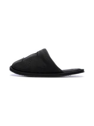 Chaussons Noir Femme Calvin Klein Jeans Slipper Satin Moire 1