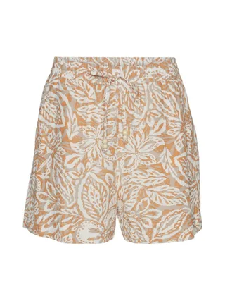 Short Orange/Ecru Femme Vero Moda Nethe 2