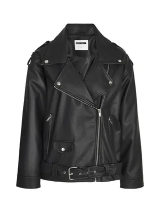 Perfecto Noir Femme Noisy May Paulina Oversize Biker Curve 1