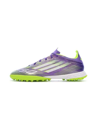 Chaussures de Foot Violet/Jaune Adidas F50 League TF 1