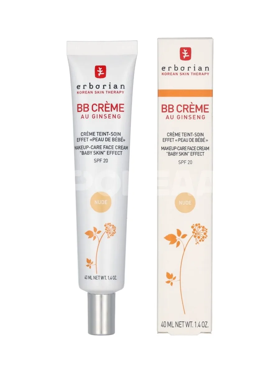 Erborian BB Cream Au Ginseng 5-In-1 Baby Skin Effect SPF20 40ml - Nude 1