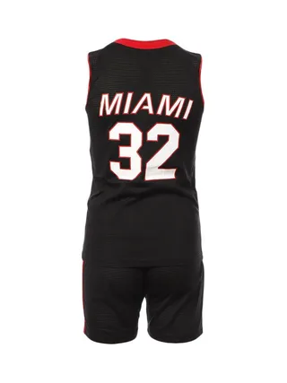 Miami Heat Ensemble de basketball Noir/Rouge Enfant Sport Zone 2