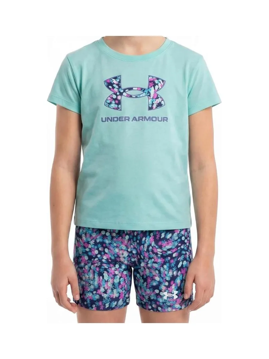 Ensemble Bleu Fille Under Armour Printed Bike 2
