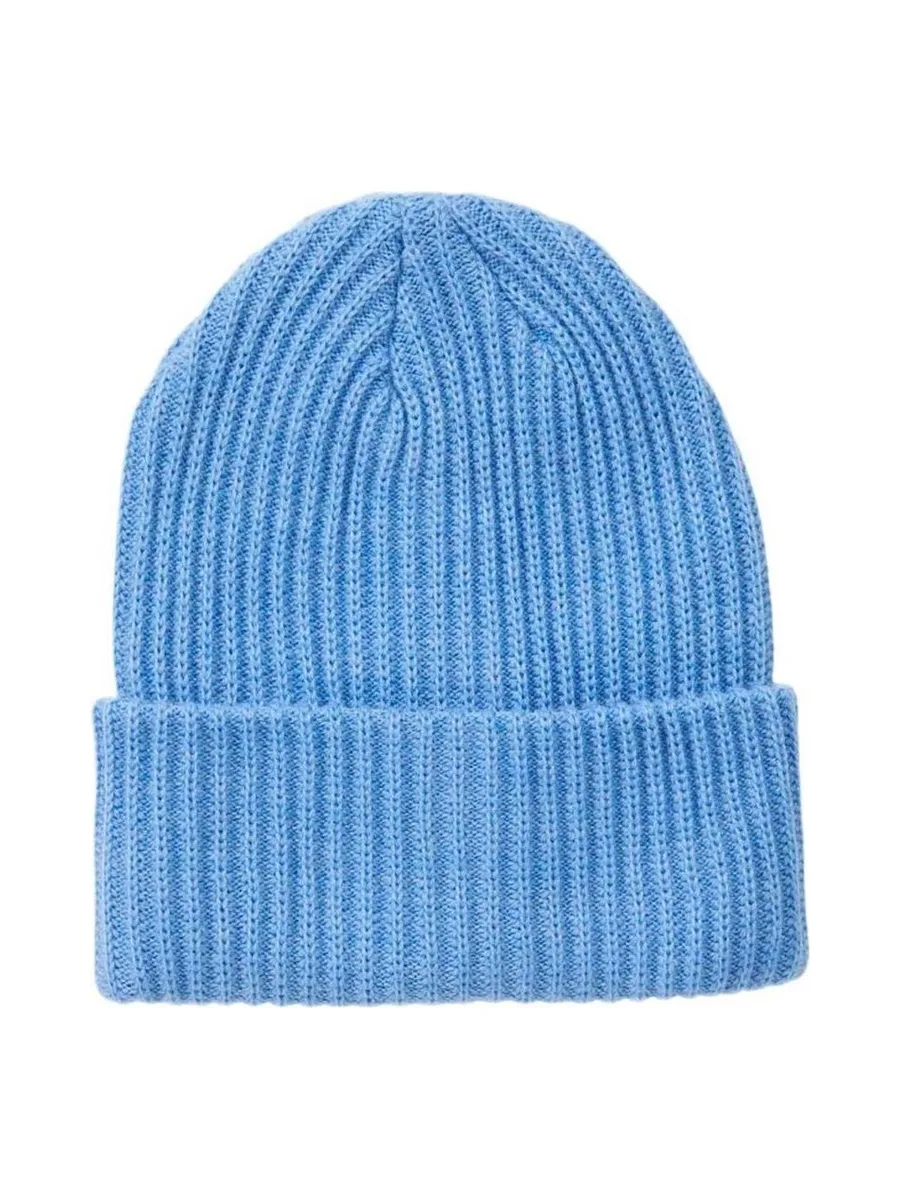 Bonnet Bleu Femme Pieces Hexo 1
